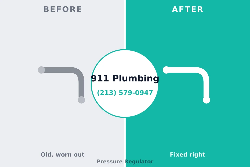 Before and after: plumbing repair Emerson, GA